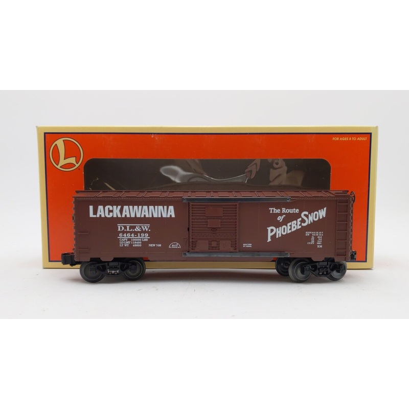 Lionel 6-29250 O Delaware, Lackawanna and Western Phoebe Snow Boxcar #6464-199 EX/Box
