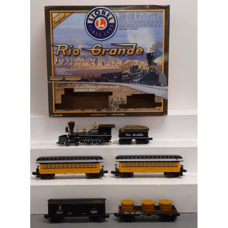 Lionel 6-30168 O Gauge Rio Grande General Steam Train LN/Box