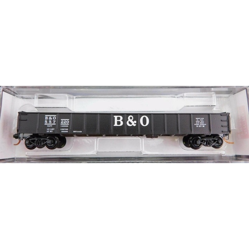 Micro-Trains 04854020 N B&O 50′ Straight Side Gondola #557220 NIB