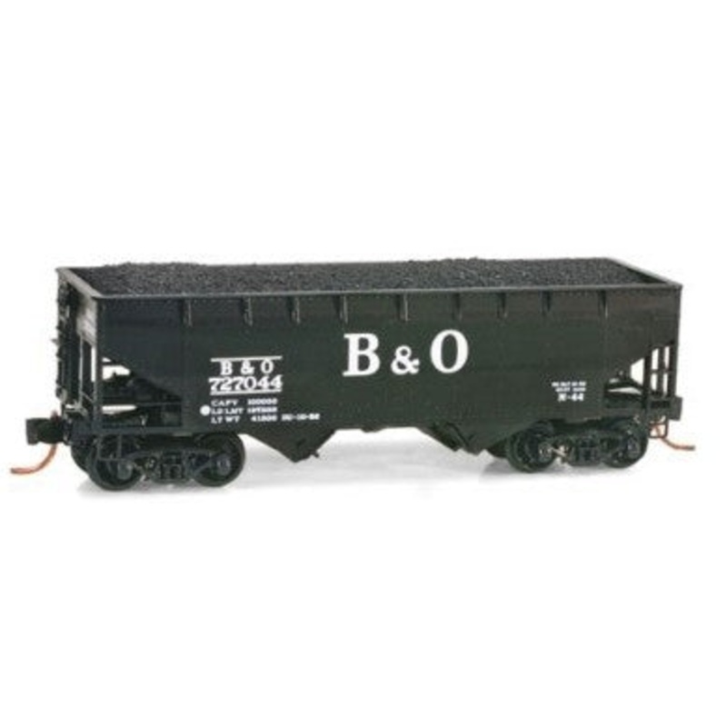 Micro-Trains 05500380 N B&O 33′ Offset Side Twin Bay Hopper #727044 NIB