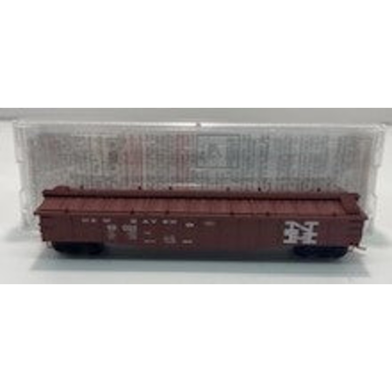 Micro-Trains 10600010 N New Haven 50′ 14 Panel Steel Side Gondola W/Cover #62008 NIB