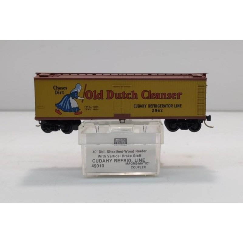 Micro-Trains 04900010 N Cudahy Refrigerator Line 40′ Wood Ice Reefer #2962 LN/Box