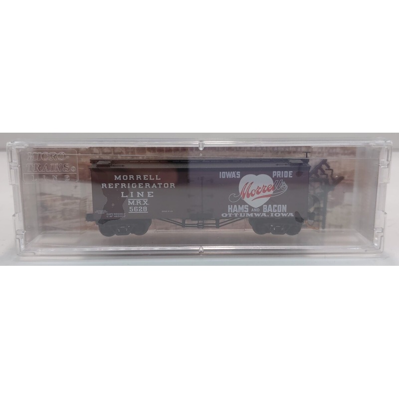 Micro-Trains 05800110 N Morrell Refridgerator Line 36′ Wood Reefer #5628 LN/Box