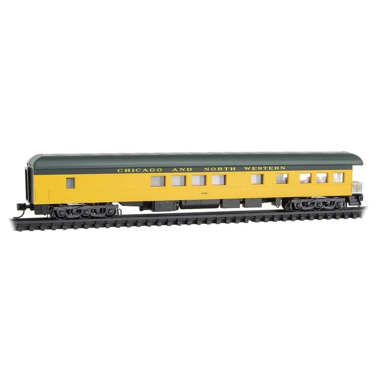 Micro-Trains 14400840 N CNW 83′ Observation Pullman HW Passenger Car #400 LN/Box