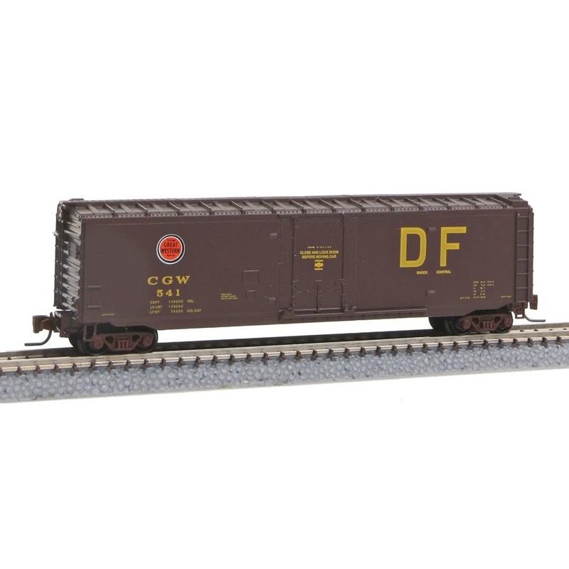 Micro-Trains 50700611 Z Chicago Great Western 50′ Plug Door Boxcar #541 LN/Box