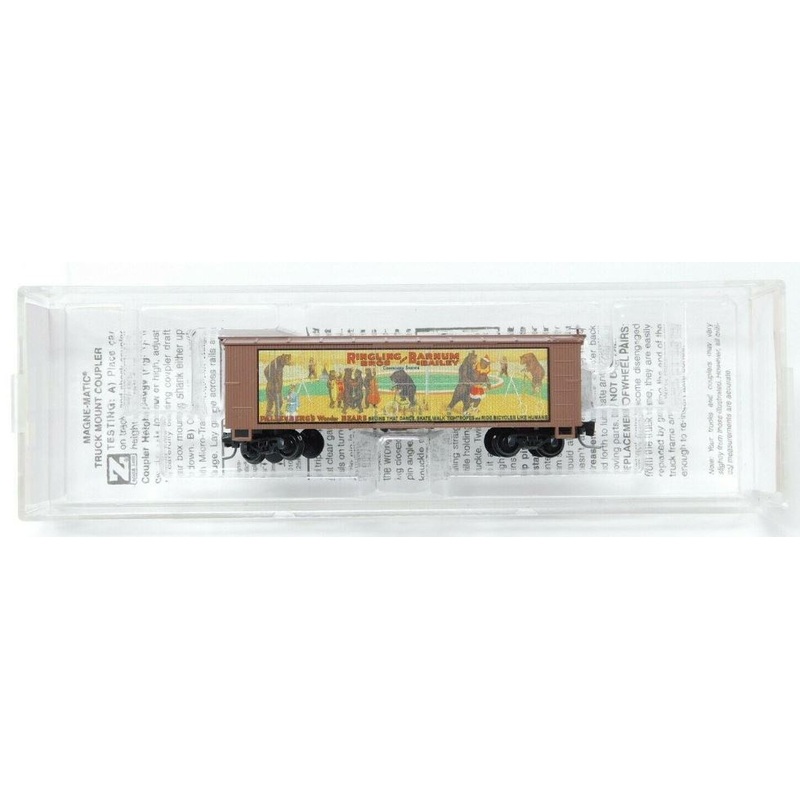 Micro-Trains 51500605 Z Scale Ringling Bros Circus 40′ Boxcar Billboard #5 LN/Box