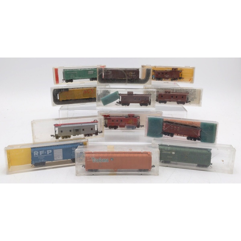 Micro-Trains & Others N Scale Assorted Freight Cars [12] VG
