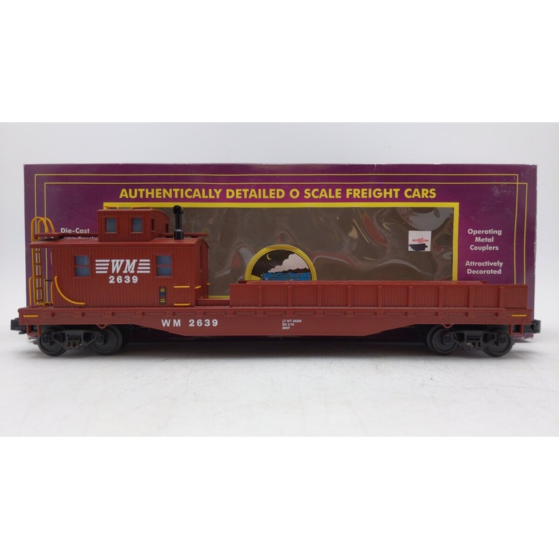 MTH 20-98290 Western Maryland O Gauge Crane Tender EX/Box