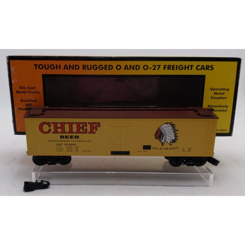 MTH 30-78037 Chief Beer Reefer Car #370885 EX/Box