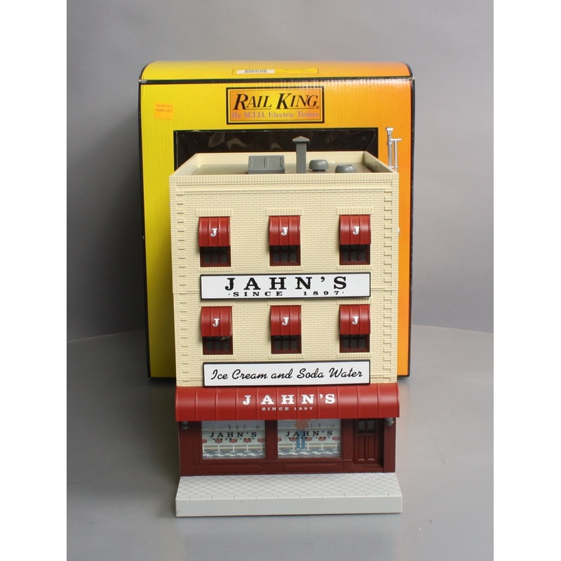 MTH 30-90018 Jahns Ice Cream 3-Story City Factory LN/Box