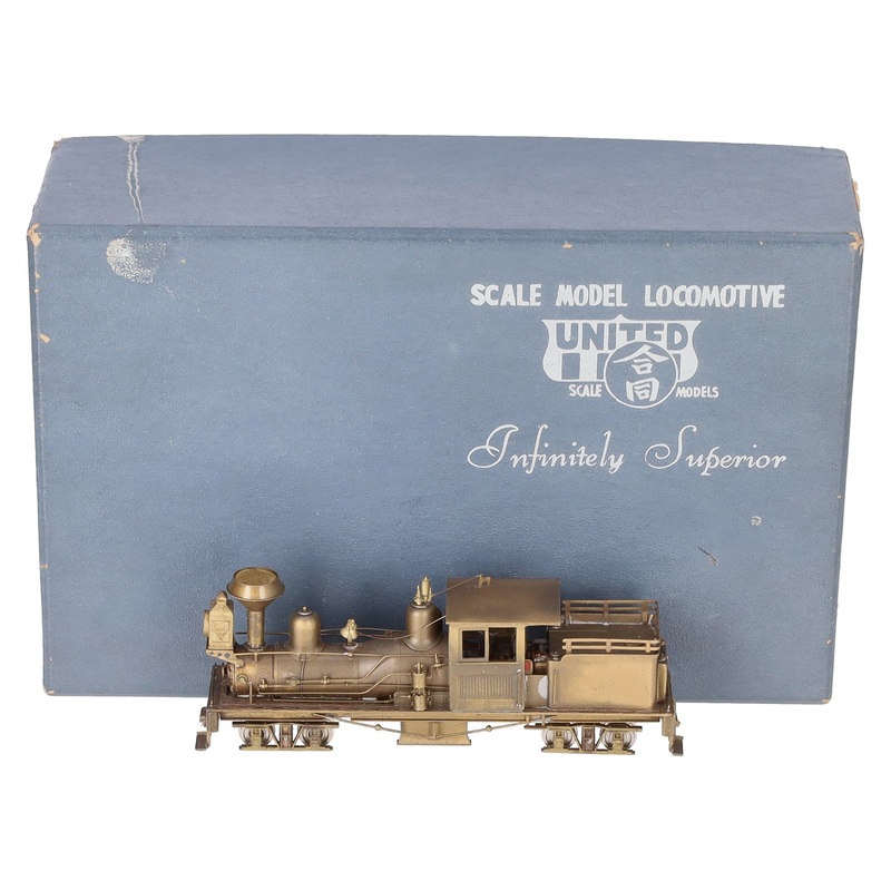 United Models/PFM HO Scale Brass Benson Log Co. 25-Ton Shay EX/Box