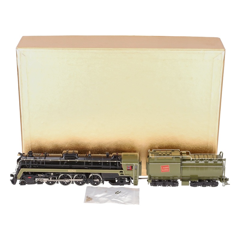 Van Hobbies HO BRASS CNR 4-8-2 Steam Loco & Tender w/Sound #6060 – Painted EX