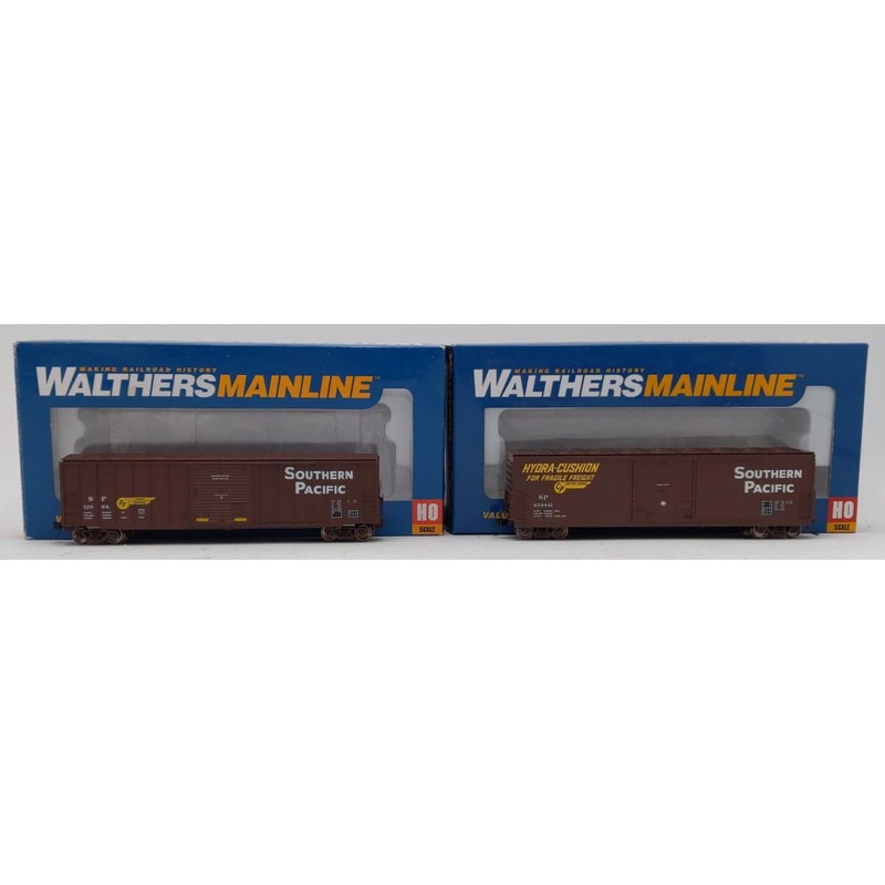 Walthers HO Southern Pacific 50Ft Freight Box Cars [2]: #12894, 659441 EX/Box