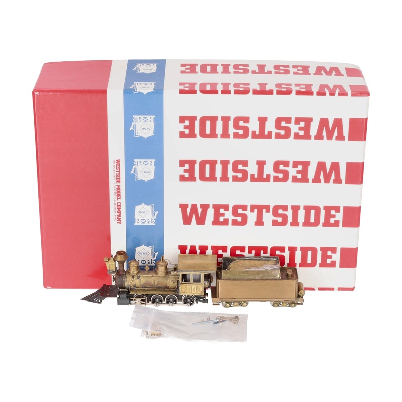 Westside Model Co. 268 BRASS HOn3 D&RGW C-16 2-8-0 Steam Loco & Tender/Box