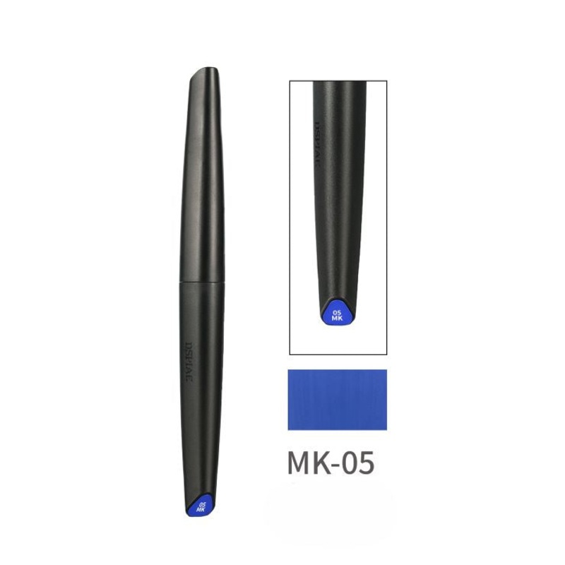 Dspiae MK-05 Blue Eco-friendly Water-based Soft Head Marker