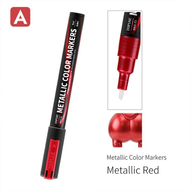 Dspiae MKA-01 Metallic Red Super Metallic Color Marker