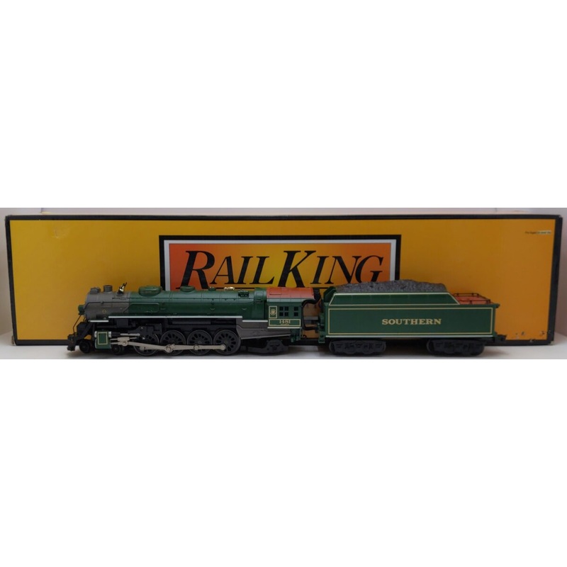 MTH 30-1559-1 Southern 4-8-2 L-3 Mohawk Steam Engine w/Proto-Sound 2.0 #1481 EX/Box