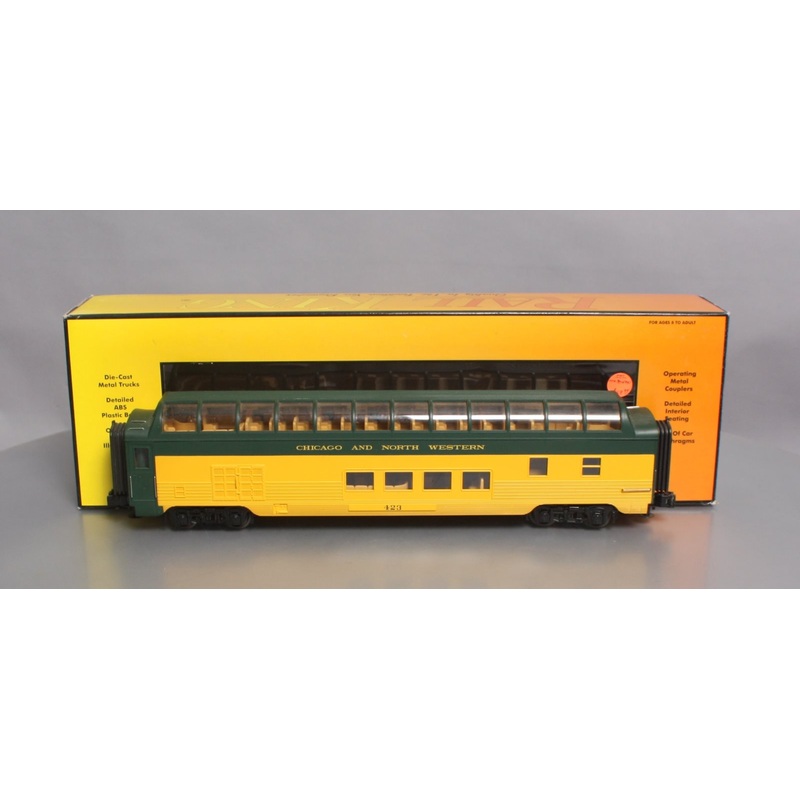 MTH 30-67092 60′ Streamlined ABS Full-Length Vista Dome Car #423 EX/Box