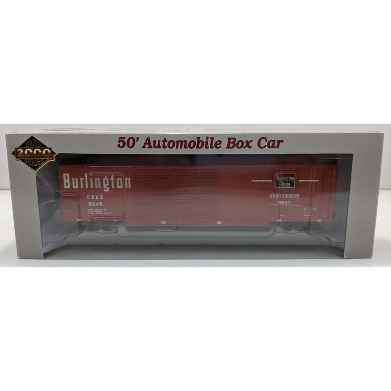 Proto 2000 30368 HO Scale CB&Q 50′ Automobile Box Car #8049 NIB