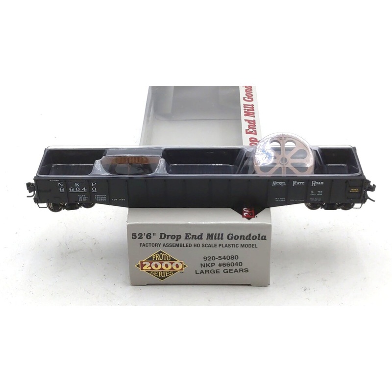 Proto 2000 920-54080 HO Scale Nickel Plate Road 52’6 Drop End Gondola #66040 NIB