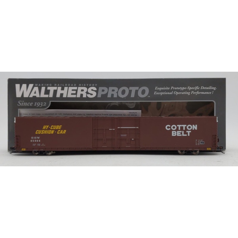 Walthers 920-102107 HO Cotton Belt SSW 86′ P-S DD Hi-Cube Boxcar #65066 LN/Box