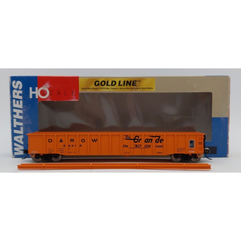 Walthers 932-40268 HO D&RGW Orange 53”” Thrall Gondola #56318 LN/Box