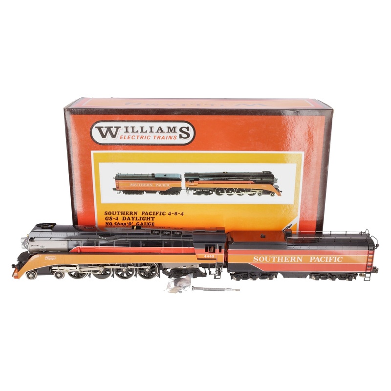 Williams 5600 O BRASS Southern Pacific 4-8-4 GS-4 Steam Locomotive #4449 EX/Box