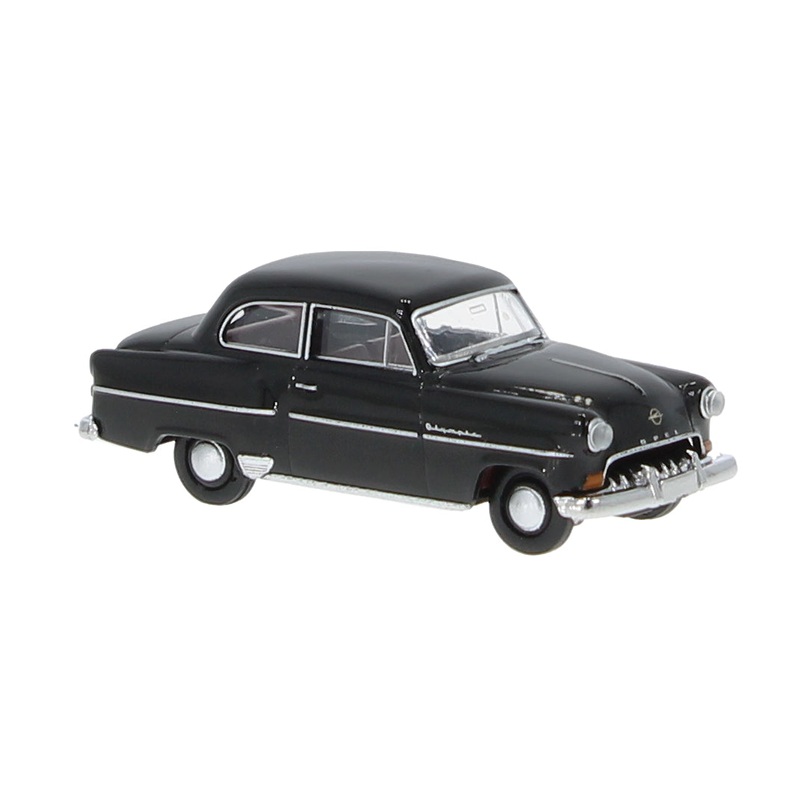 Brekina Automodelle 20241 HO Assembled Black 1953-1954 Opel Olympia Sedan