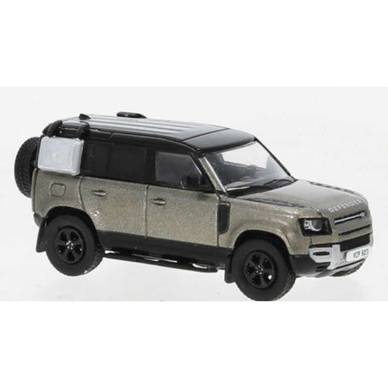 Brekina Automodelle PCX870390 HO Assembled Gray, Black Land Rover Defender 110
