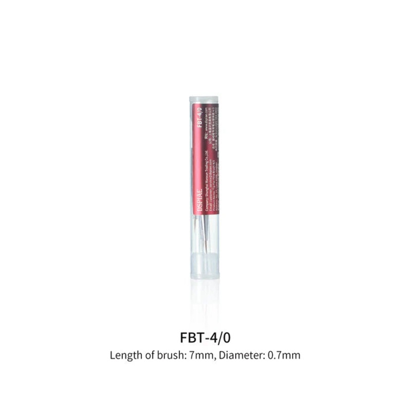 Dspiae FBT-4/0 Fine Brush Tips 4/0 (Pack of 3)