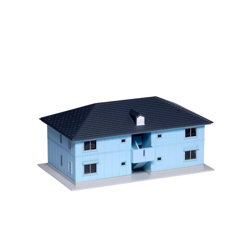 Kato 23-402A N Assembled DioTown Blue Gilbert Gardens Apartments