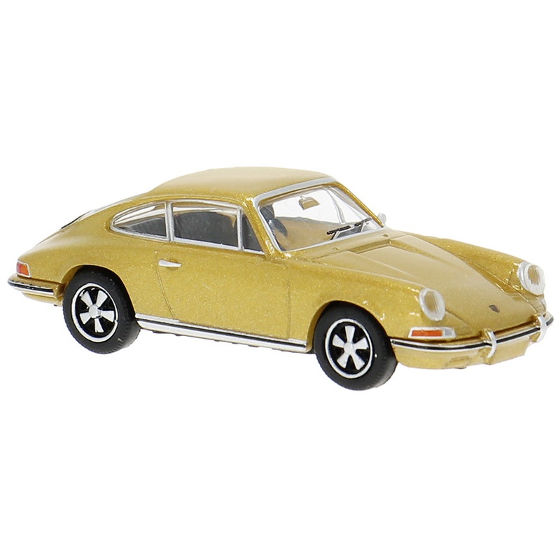 Brekina Automodelle 16233 HO Assembled Gold 1968-1973 Porsche 911 Coupe