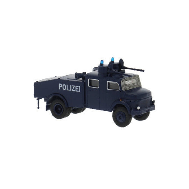 Brekina Automodelle 47181 HO Berlin Police MB LA 1113 Water Cannon Truck
