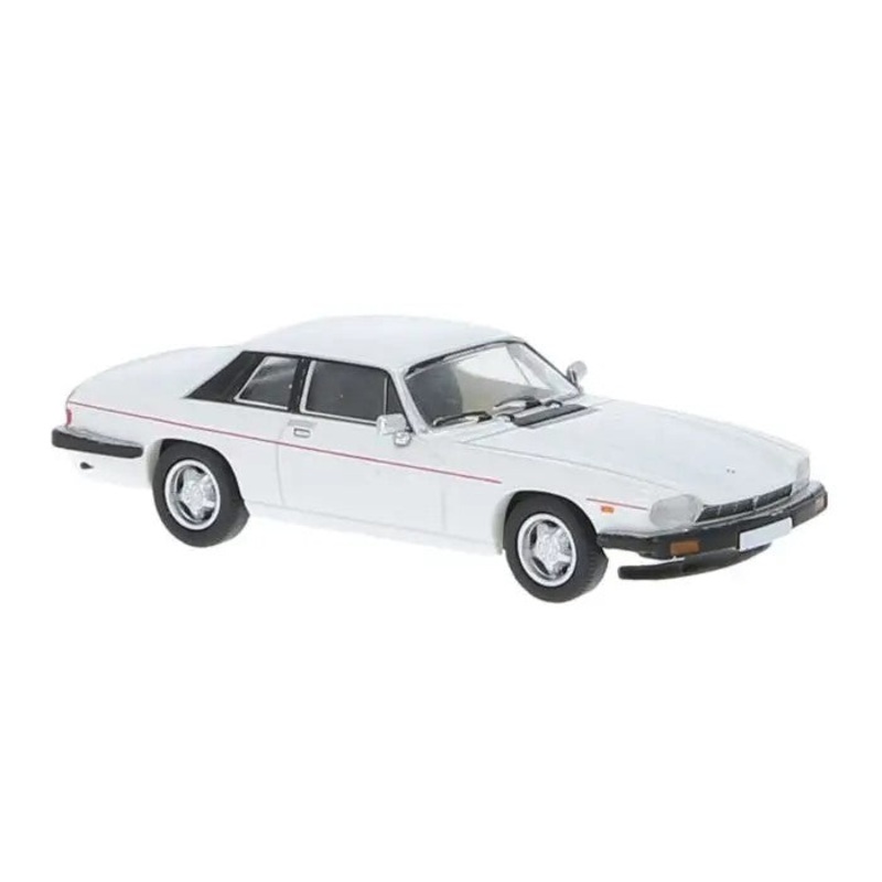 Brekina Automodelle PCX870331 HO Assembled White Jaguar XJ-S Car