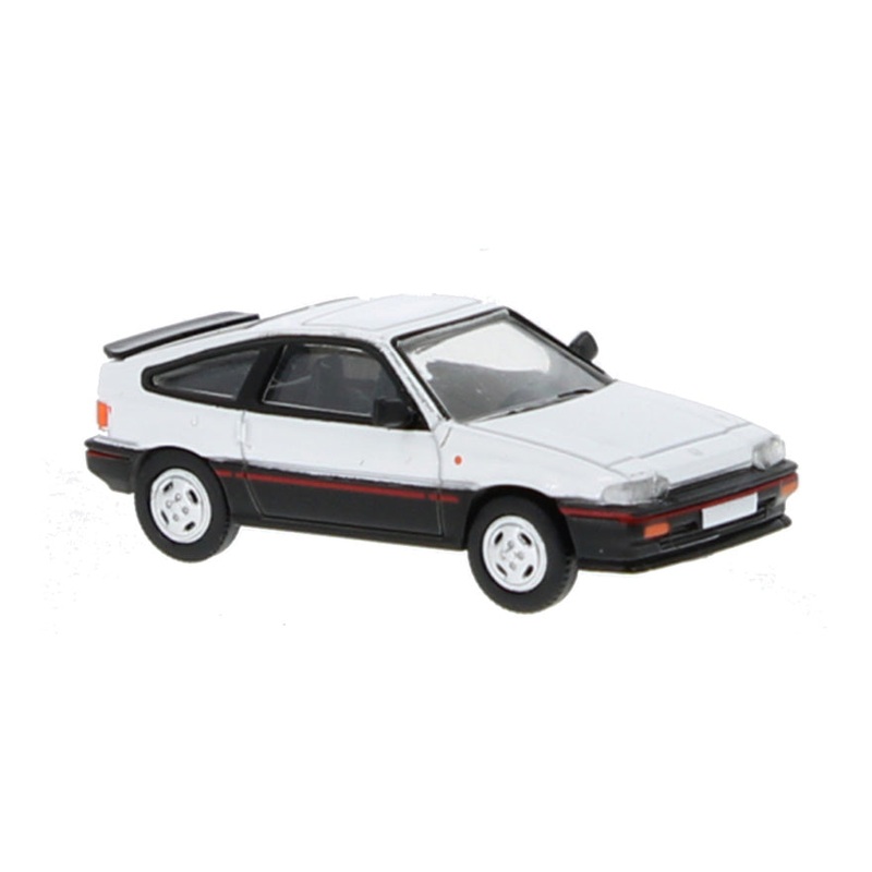 Brekina Automodelle PCX870470 HO Black, Metallic Gray 1983 Honda CRX Car