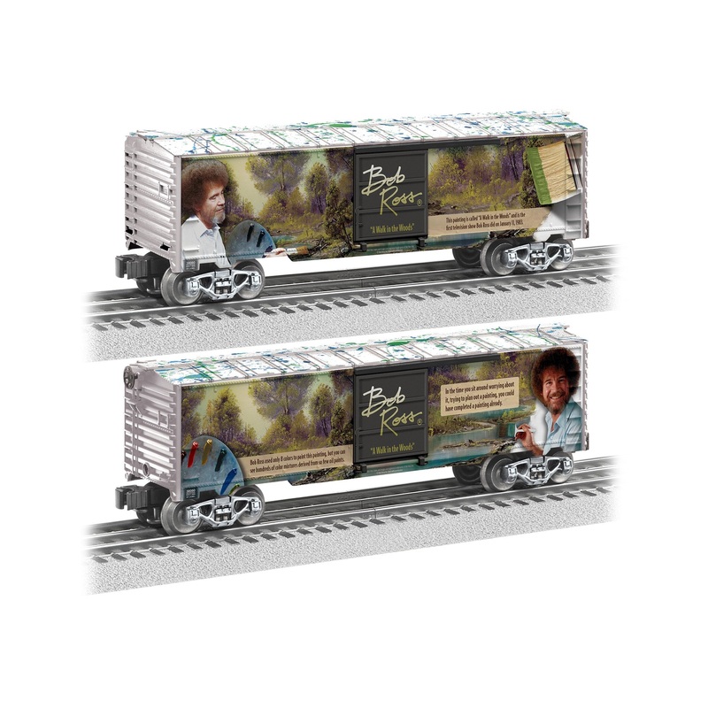 Lionel 2538080 O Bob Ross A Walk in the Woods Boxcar