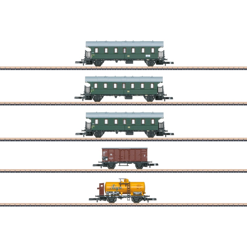 Marklin 87503 Z Rugen Sunbathers Mixed Use Train Car Set