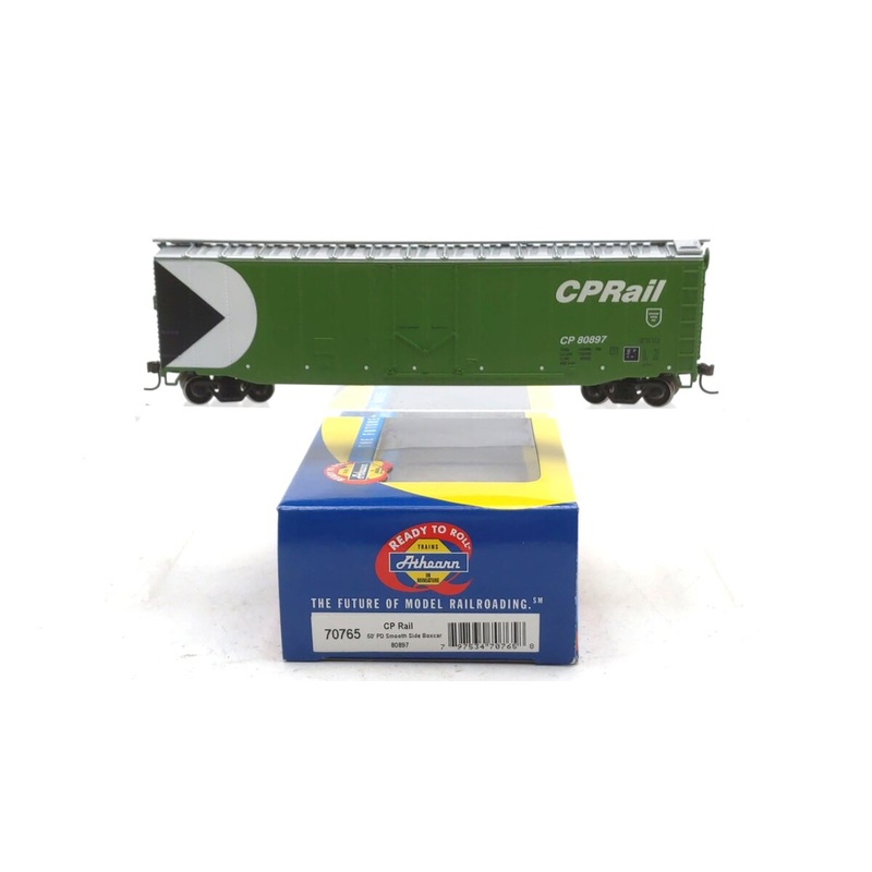 Athearn 70765 HO Scale RTR CP Rail 50′ Smooth Plug Door Box Car #80897 NIB