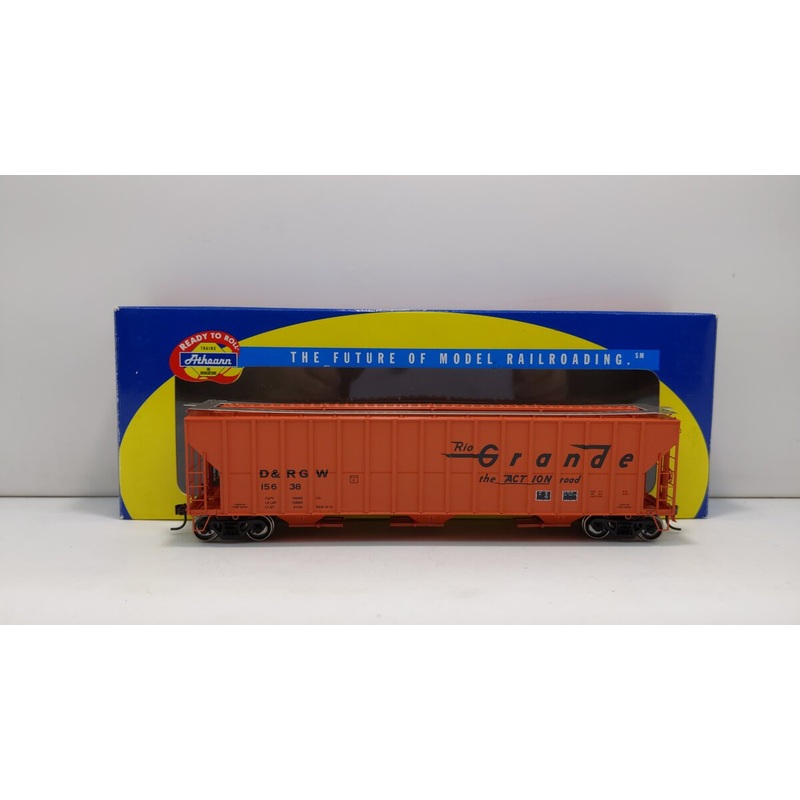Athearn 73811 HO Scale Denver & Rio Grande Western 4700 Covered Hopper #15638 NIB