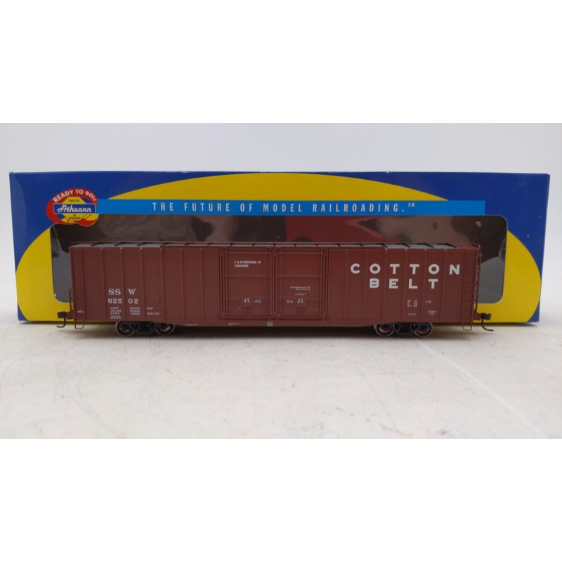 Athearn 89212 HO Cotton Belt 60′ PS Auto Parts Boxcar #62502 EX/Box