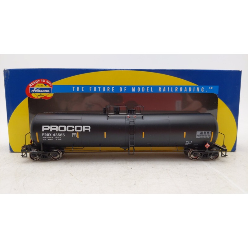 Athearn 93886 HO Scale Procor 30k Gallon Ethanol Tank Car #43585 EX/Box