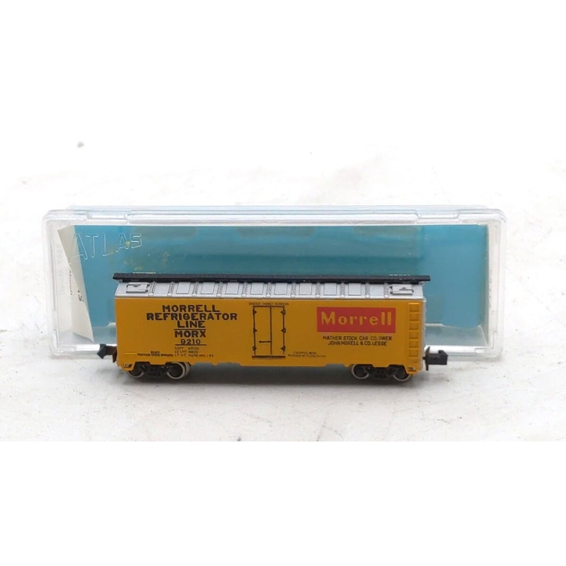 Atlas 2397 N Scale Morrell Reefer Car #9210 EX/Box