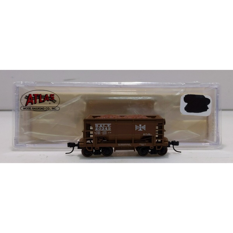 Atlas 39973A N Scale Bessemer & Lake Erie 70 Ton Ore Car #20349 NIB