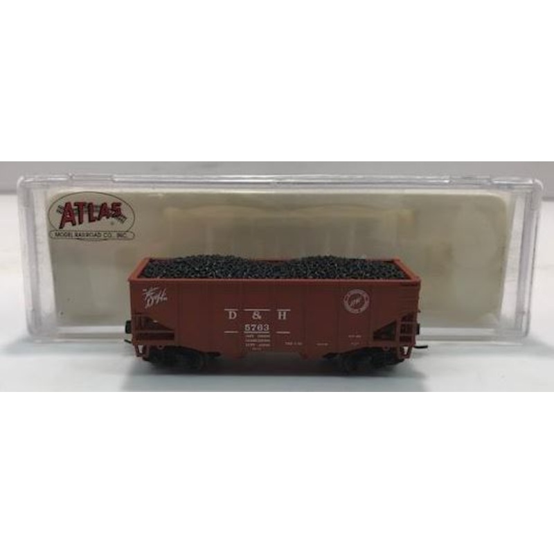 Atlas 41114 N Scale Delaware & Hudson 55 Ton Fishbelly Hopper #5763 NIB