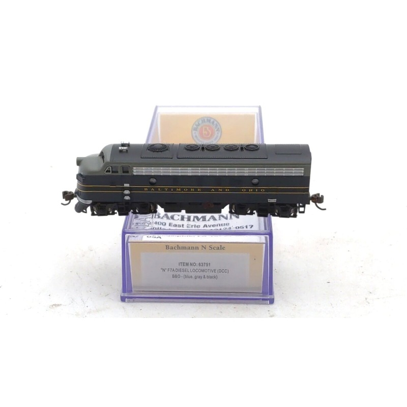 Bachmann 63751 N Scale Baltimore & Ohio EMD F7A Diesel Locomotive w/ DCC LN/Box