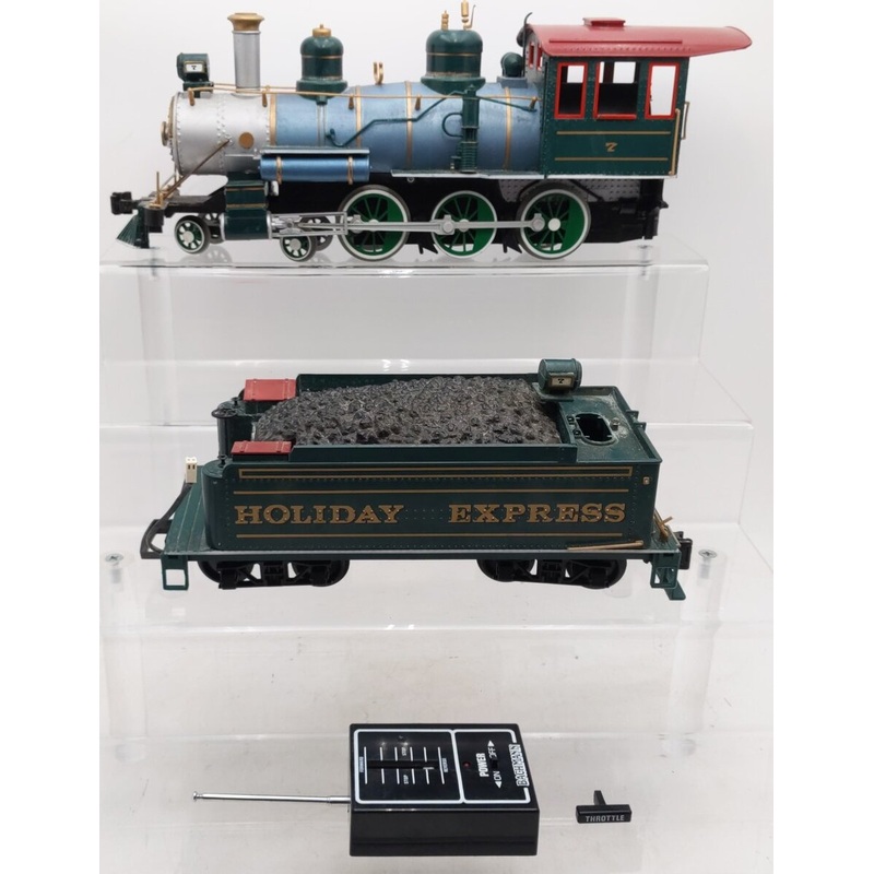Bachmann 90102 G Scale Radio Control Big Hauler Holiday Express Train Set EX