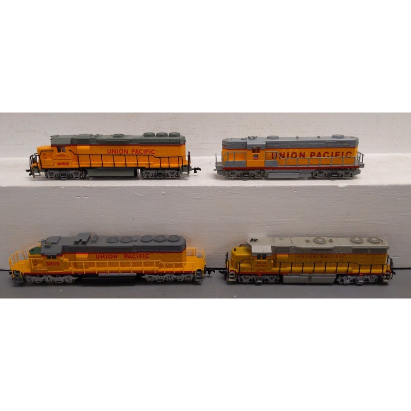 Bachmann, Atlas, & Other HO Scale Union Pacific Powered Diesel Locomotives [4] VG