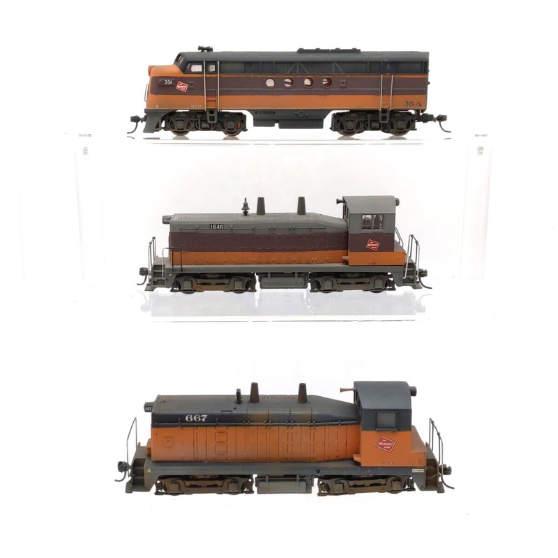 Bachmann & Other HO Custom MILW Diesel Locomotives [3] EX