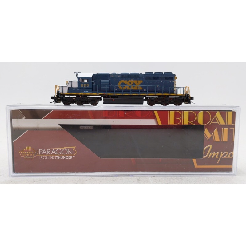 Broadway Limited 3712 N CSX EMD SD40-2 Diesel Loco Paragon3 Sound/DC/DCC #8113 EX/Box