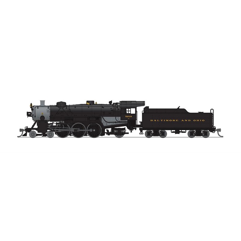 Broadway Limited 6243 N Baltimore & Ohio Light 4-6-2 Steam DCC/Sound #5209 LN/Box